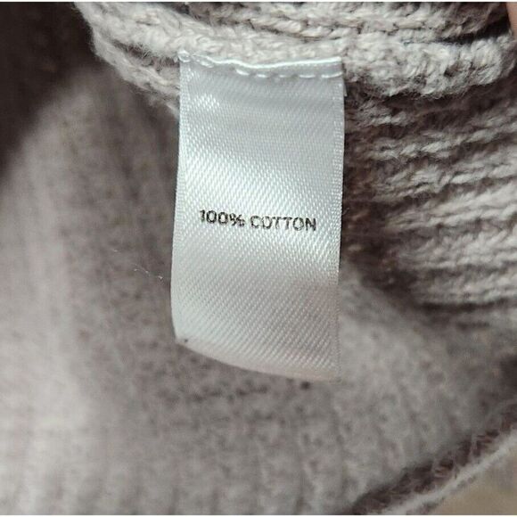 BP Tan Long Sleeved Button-Up Women's Knit Sweater Boyfriend Cardigan Size Small - Picture 11 of 11